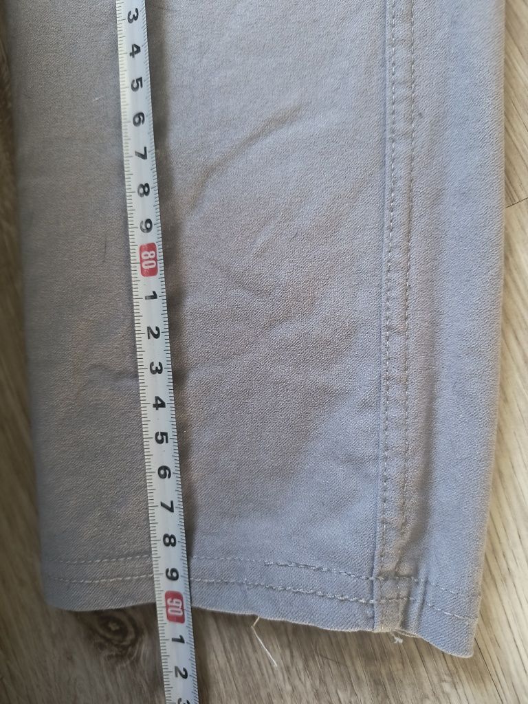 Szare legginsy z lycrą,r.L/XL