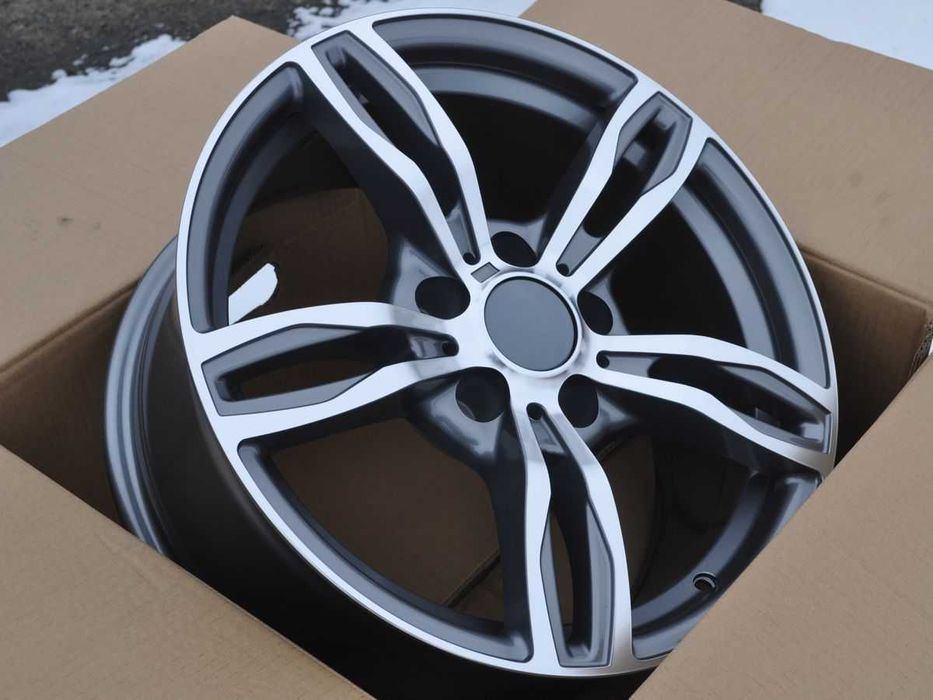 Grafitowe felgi R19 5x120 Bmw 5 E60 E61 7 E65 E66 8,5J ET20 9,5J ET20