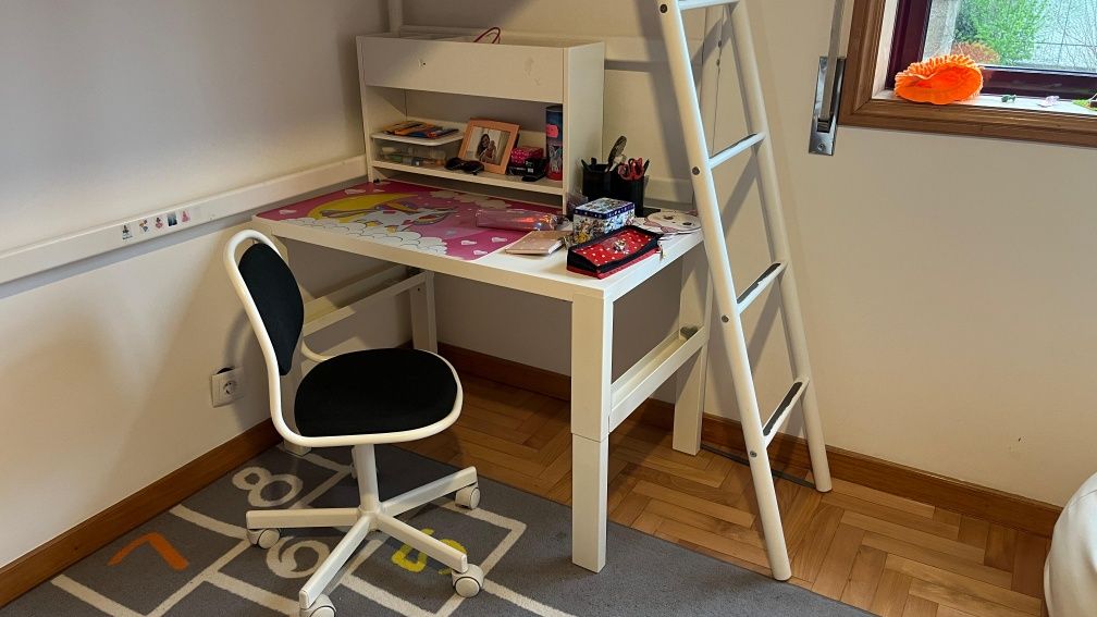 Cama alta ikea solteiro