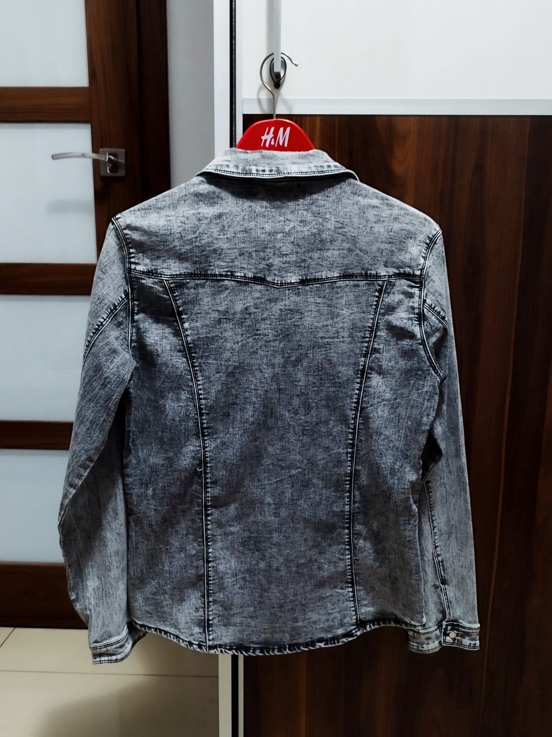 Śliczna koszulka Jeans dekatyzowany roz. XL z kryształkami