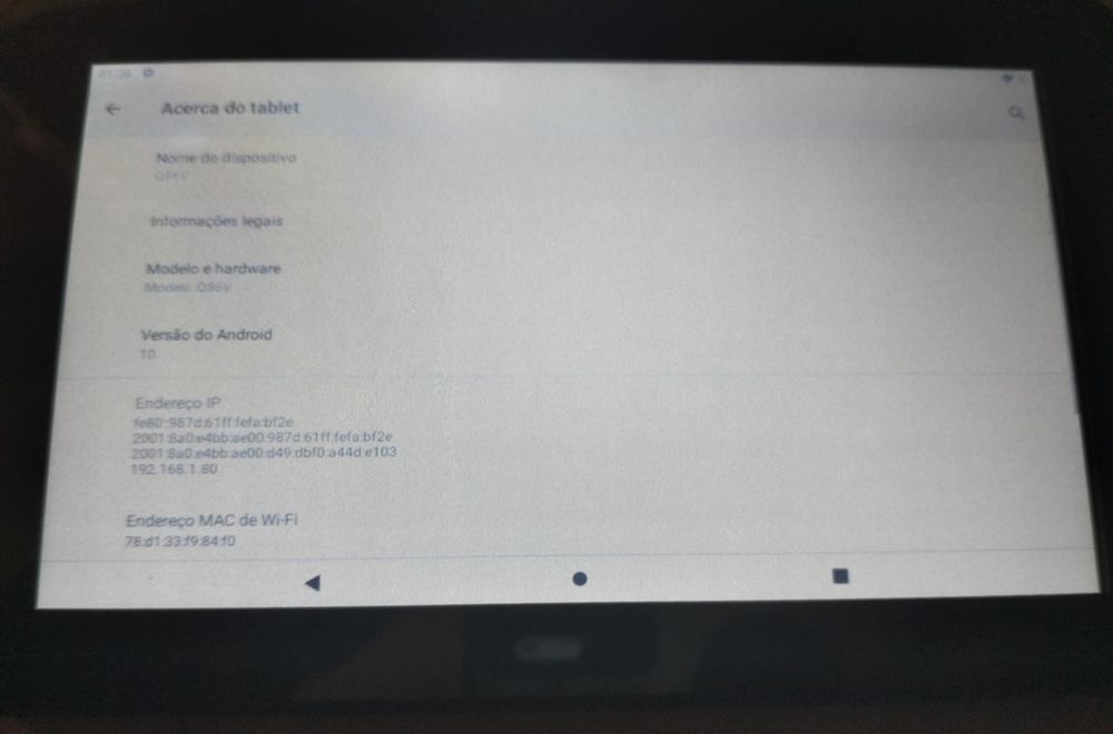 Tablet  da marca Haehne Q738