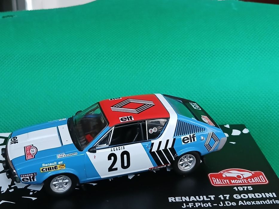 Miniaturas  1/43 Renaul de Ralies  como novos