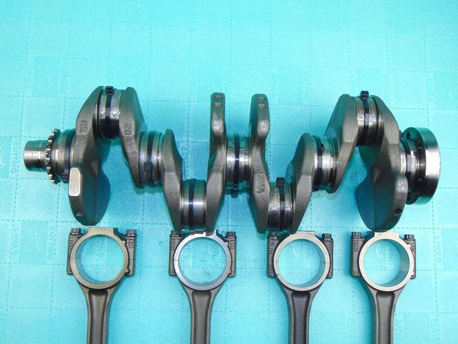 oryginalny wał korbowy 1,9tdi bls 105km plus korbowody 038g idealny