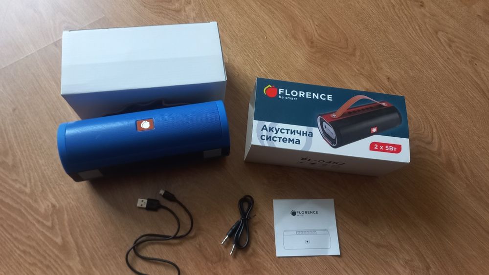 Блютуз колонка 2х5вт