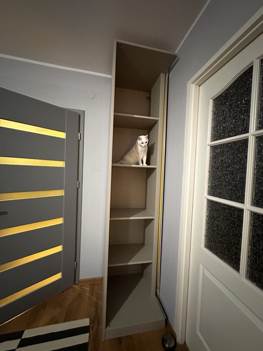 Szafa narożna ikea pax szarobeżowa 236 cm