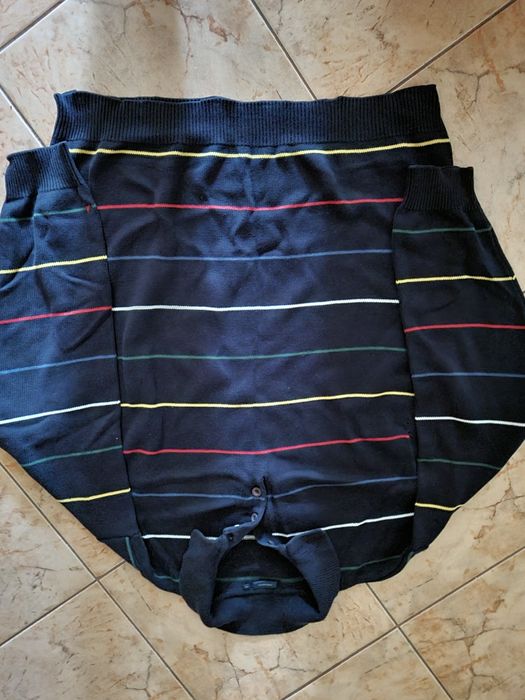 Redgreen skandi, sweter granatowy vintage XXL