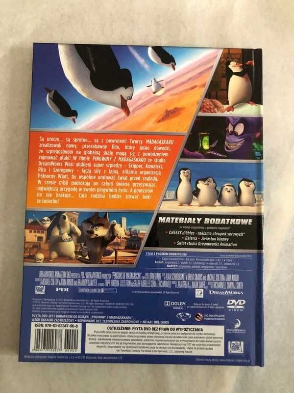 Pingwiny z Madagaskaru bajka na dvd