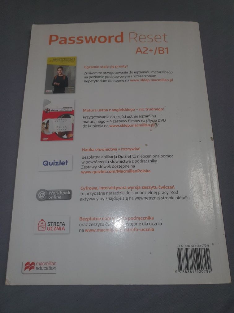 Password Reset ćwiczenia A2+/B1