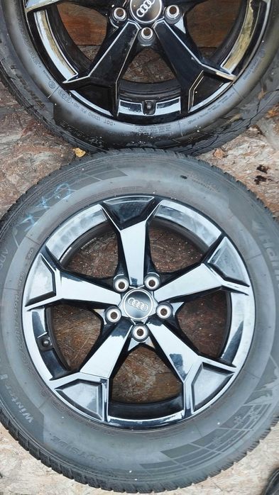 Felgi aluminiowe ! 17 cali ! AUDI VW SKODA ! Czarne ! MONTAŻ!