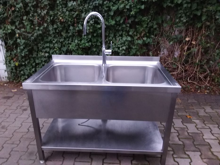 Zlewozmywak zlew basen 70x120cm głęboki gruby gastronomiczny wysyłka