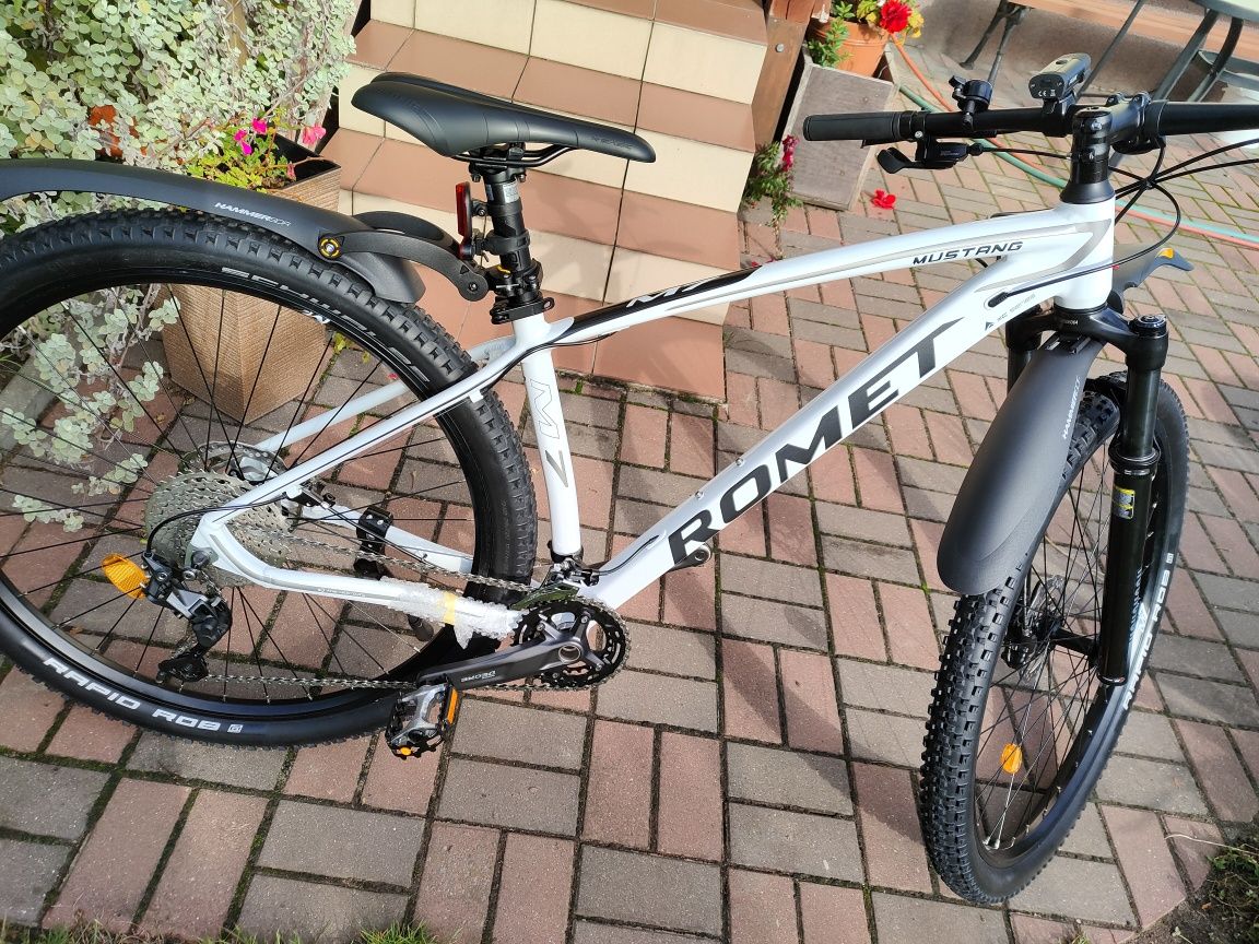 NOWY rower Romet mustang m7, deore shox