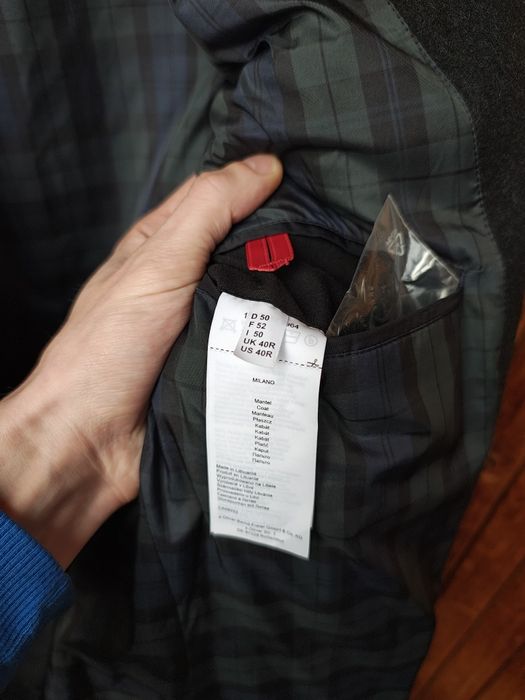 Чоловіче пальто жакет із шерсті S. Oliver Black Label Розмір М Вовна