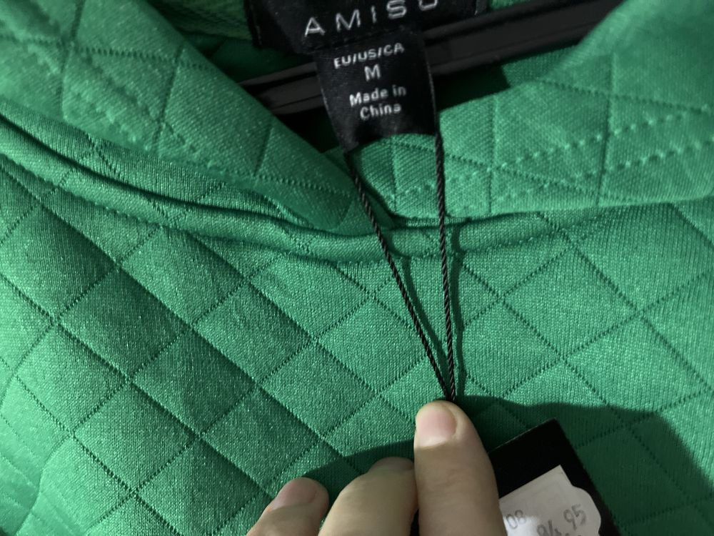zielony dres Amisu dres bluza M spodnie xs nowy z metką zielony