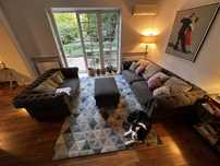 Zestaw wypoczynkowy Chesterfield marki Living room, kolor grafitowy