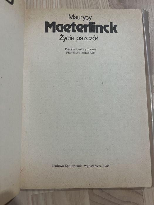 Życie pszczół Maurycy Maeterlinck