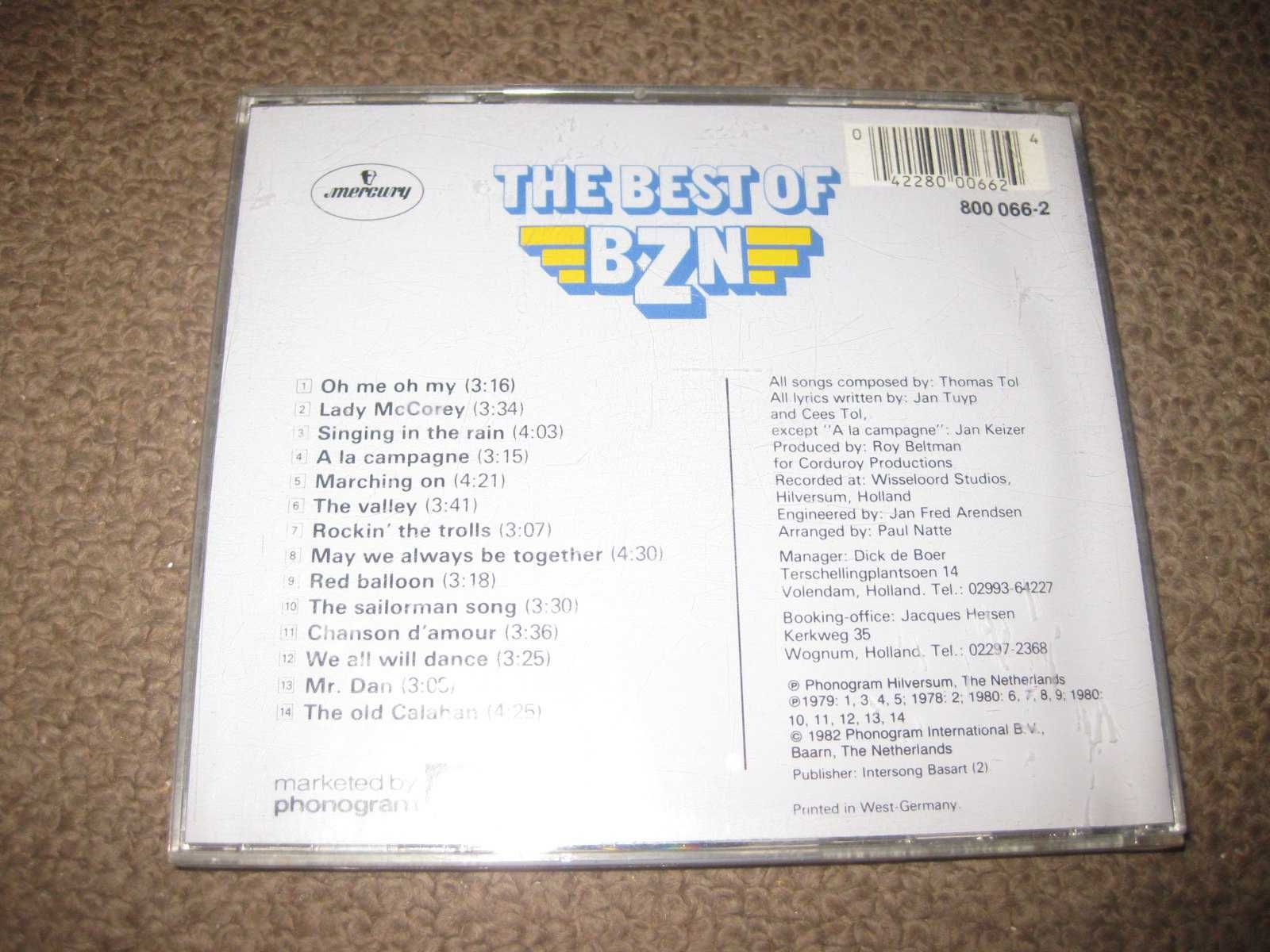 CD dos BZN "The Best Of BZN" Portes Grátis!