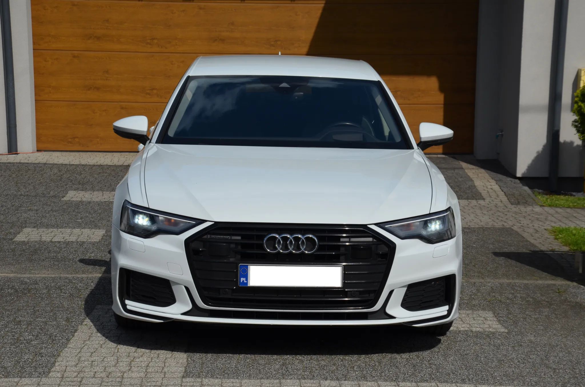 Audi A6 Salon PL, Q, Head-up, S-line, perła, Bang Olufsen, ACC