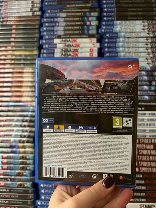 Гра Gran Turismo 7 на ps4, диск з грою на пс 4, ліцензія