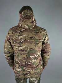 Куртка тактическая мультикам зимняя софт шелл