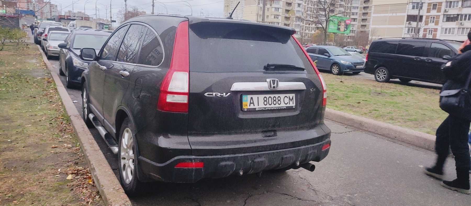 Хонда Honda CRV 2.4L AКПП Кожаный салон Панорамная крыша 1-й хозяин