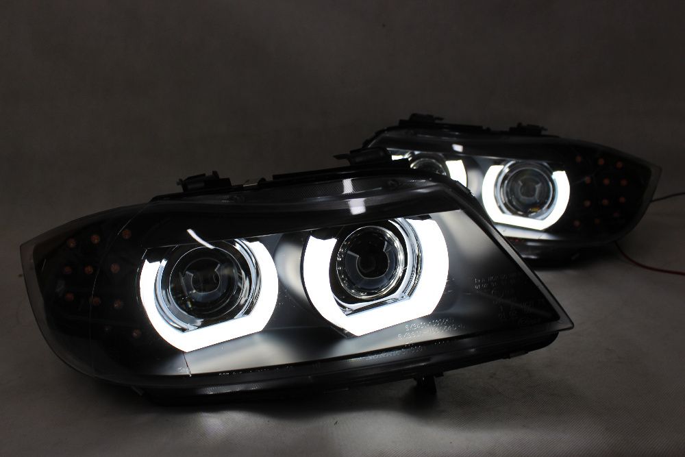 Lampy reflektory przednie przód BMW E90 09-11 LCI XENON LED U-BAR IGŁA