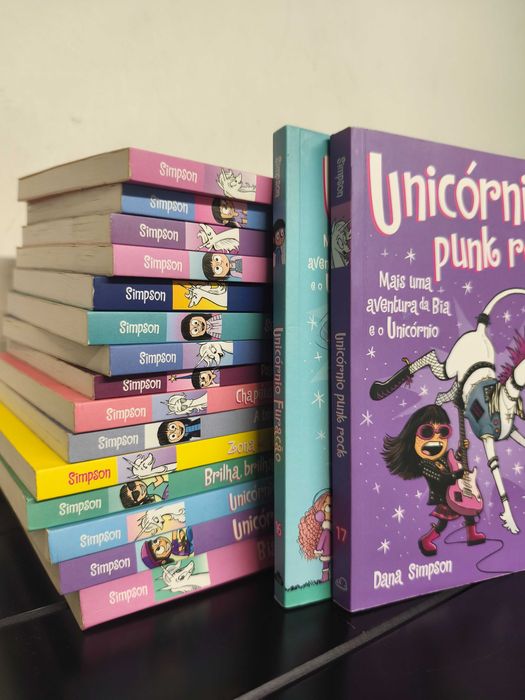 Livros da Coleção Bia e o Unicórnio