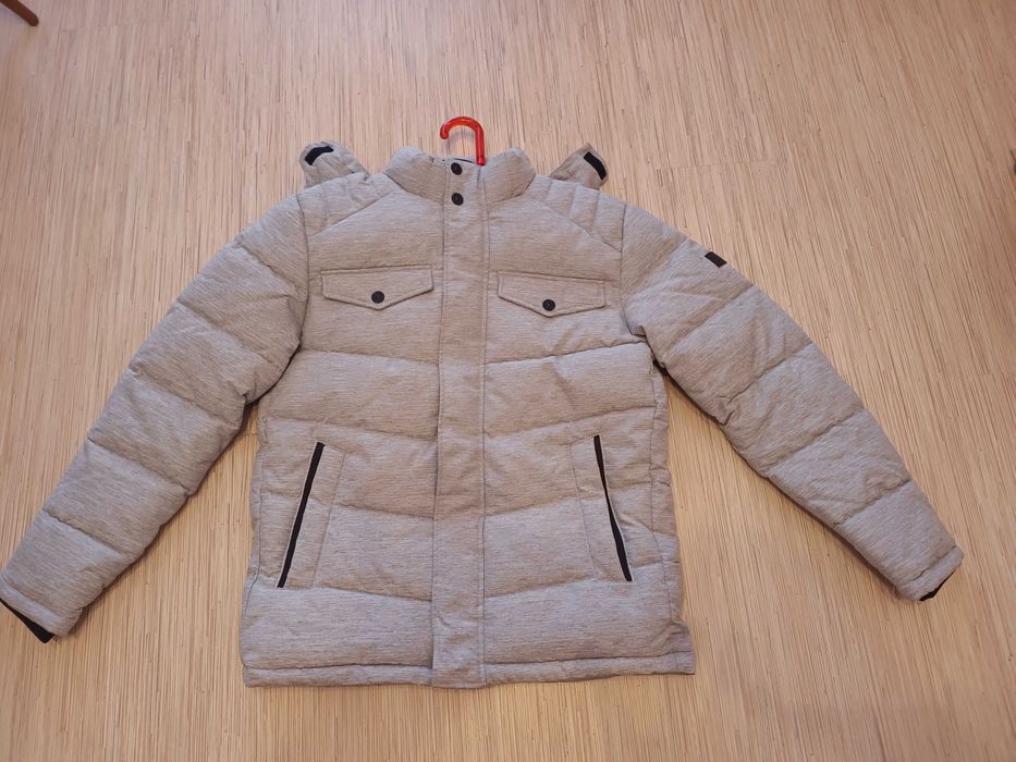 Kurtka męska zimowa z kapturem Jack&Jones L