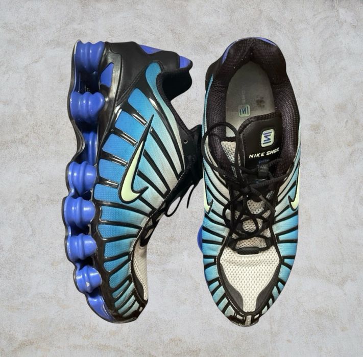 Nike Shox TL Vapor Green Racer Blue Size 44