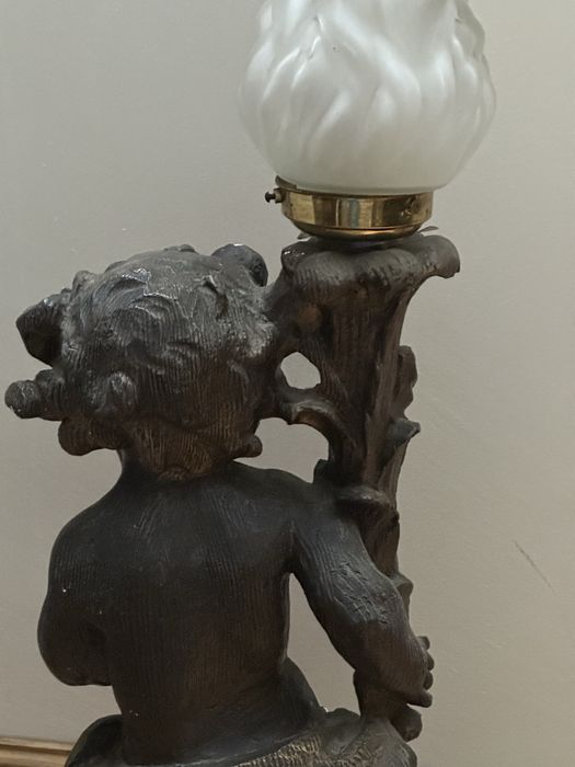 Candieiro anjo querubim