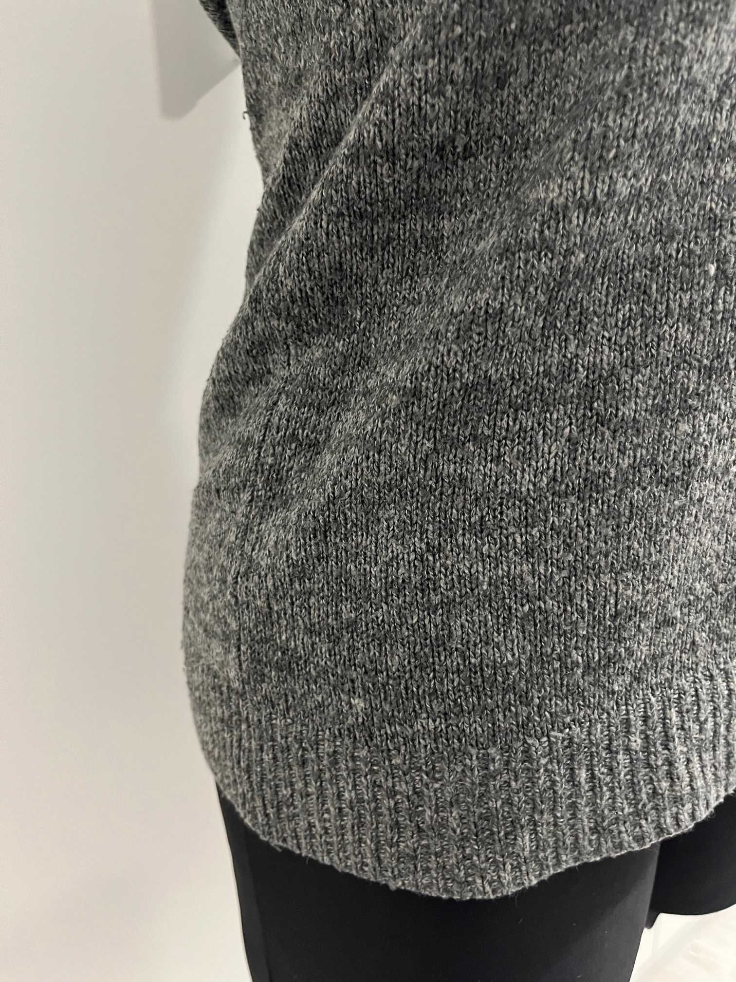 Sweter damski Abercrombie & Fitch kolor szary rozmiar S