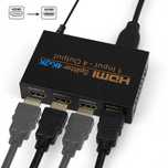 ROZDZIELACZ HDMI Rozdzielacz audio 1x4 4K*2K 3D Full HD