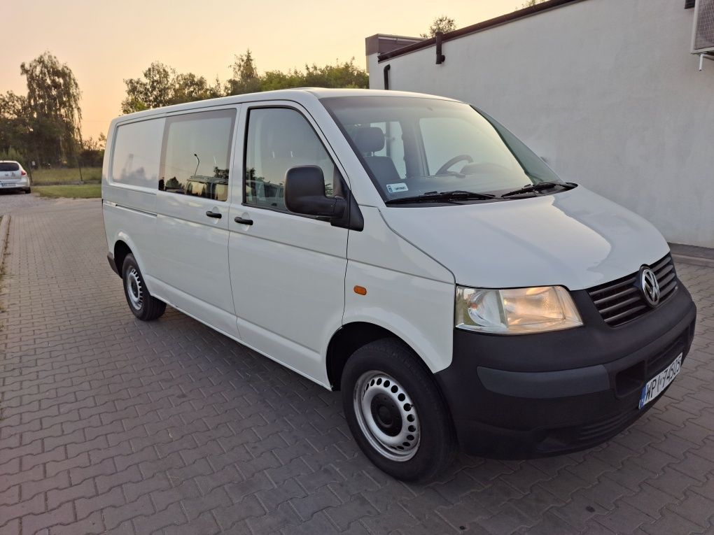 Vw transporter T5 LONG 1.9 tdi Brygadówka Klima