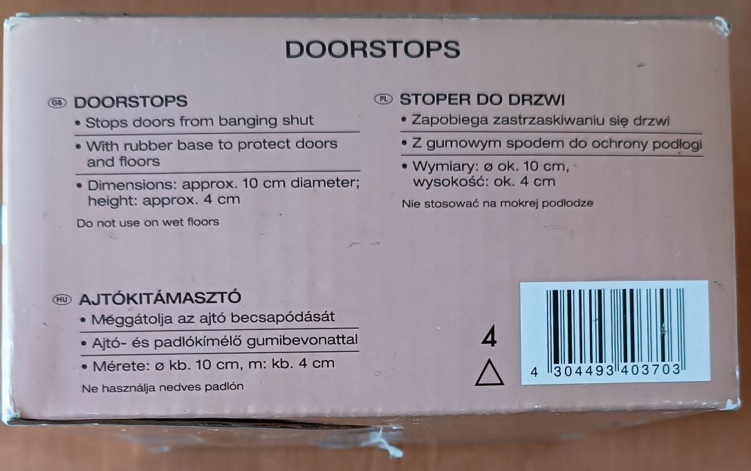 stoper do drzwi nowy Lidl odbojnik