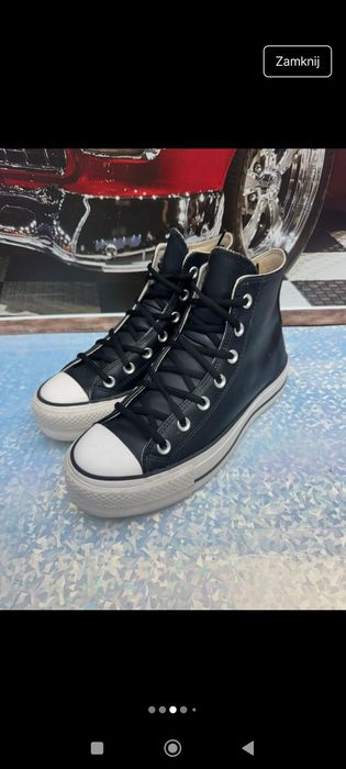 Trampki Converse skóra naturalna