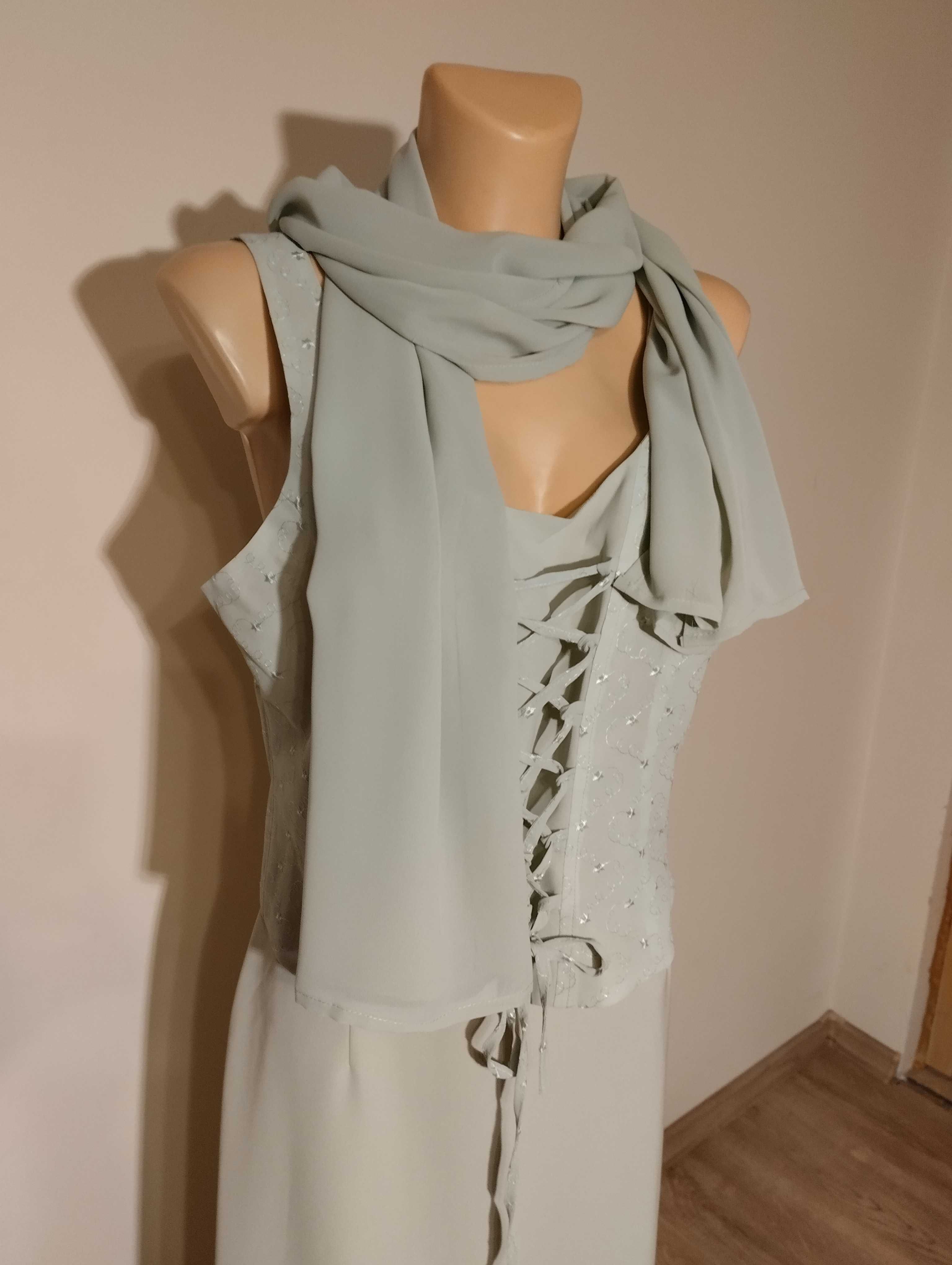 Spódnica maxi + gorset rozm. 42
