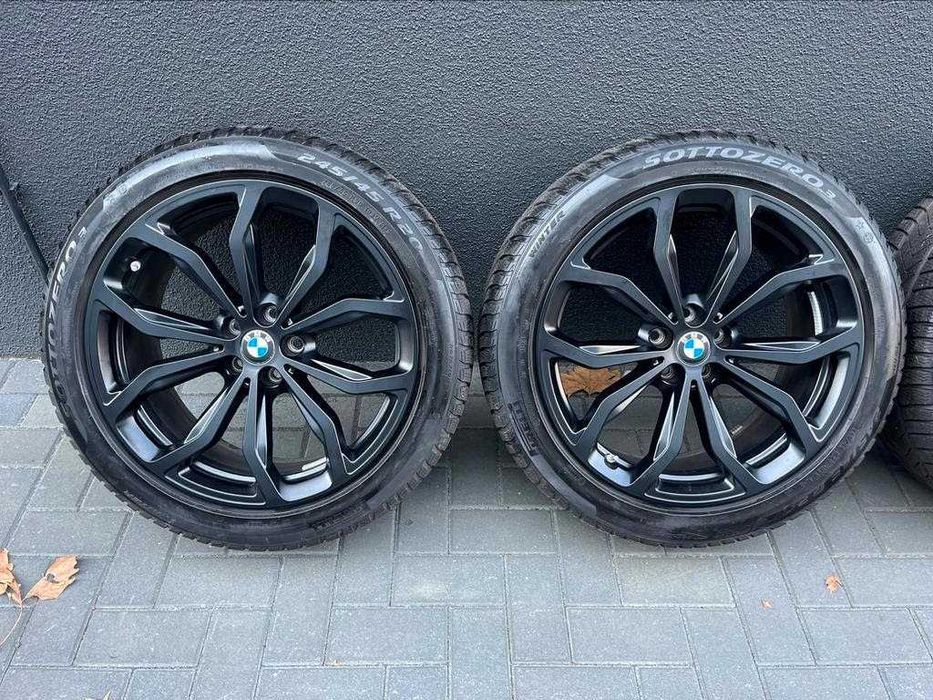 koła zimowe 20 cali Y-Spoke 695 BMW X3 G01 X4 G02 245 i 275 z 2024 7mm