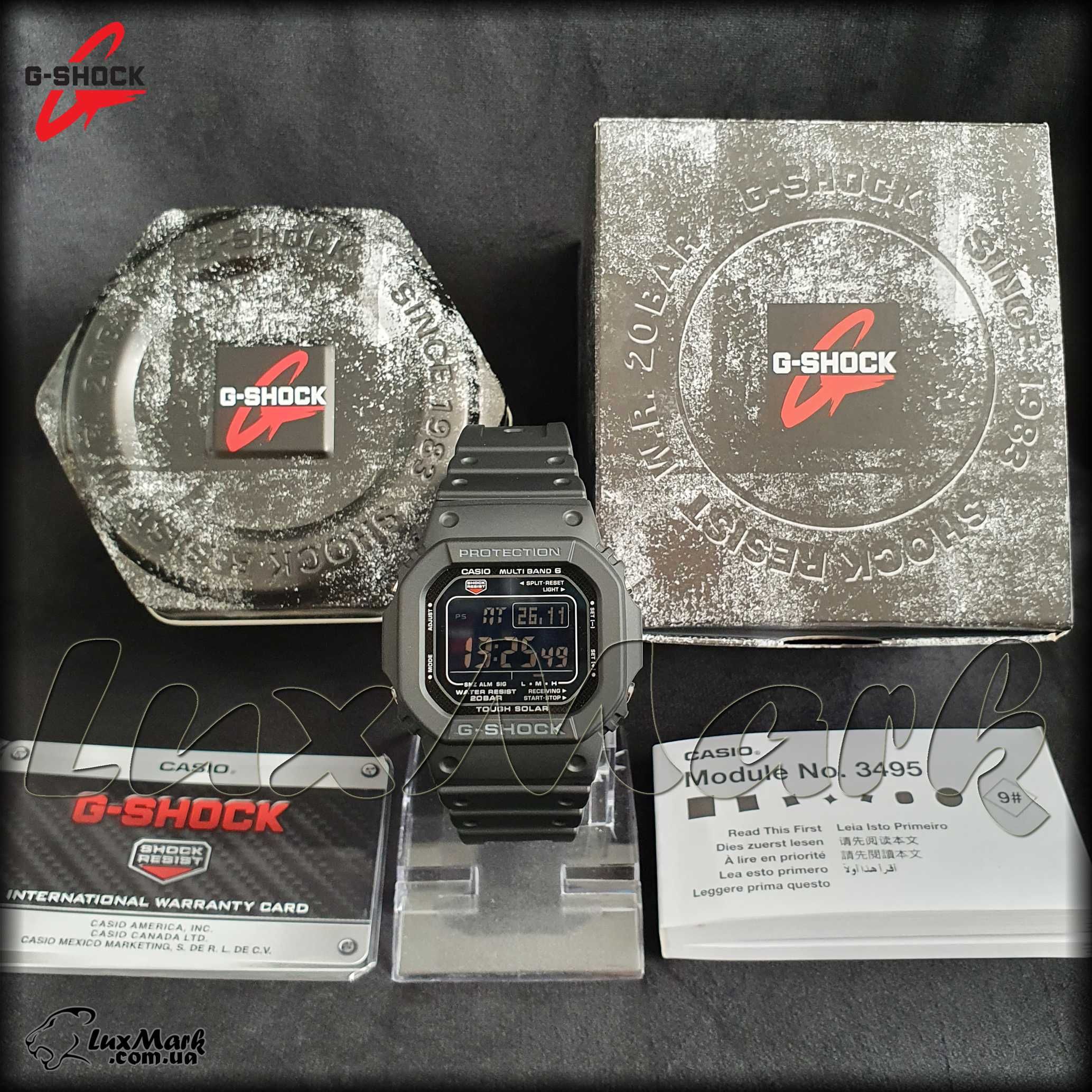 Часы мужские Casio G-Shock GW-M5610U-1B Tough Solar