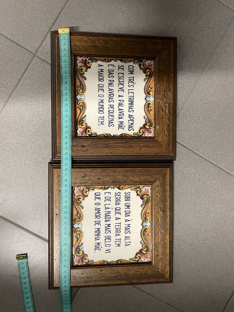 Quadros com azulejo