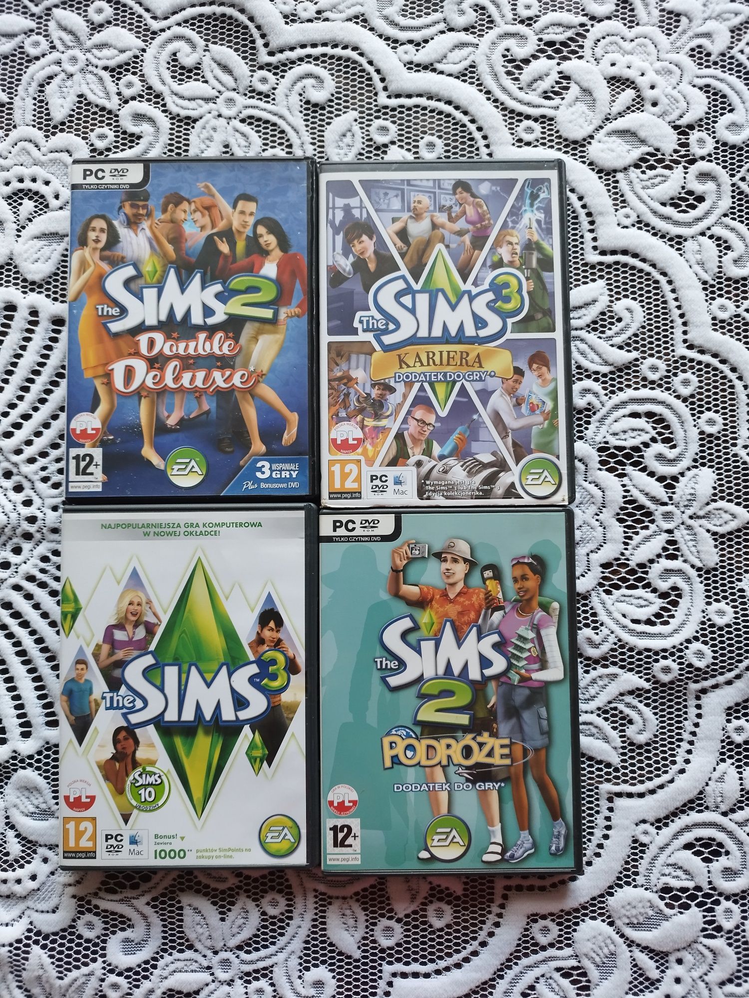 Sims 2 i 3 oraz dodatki Podróże i Kariera