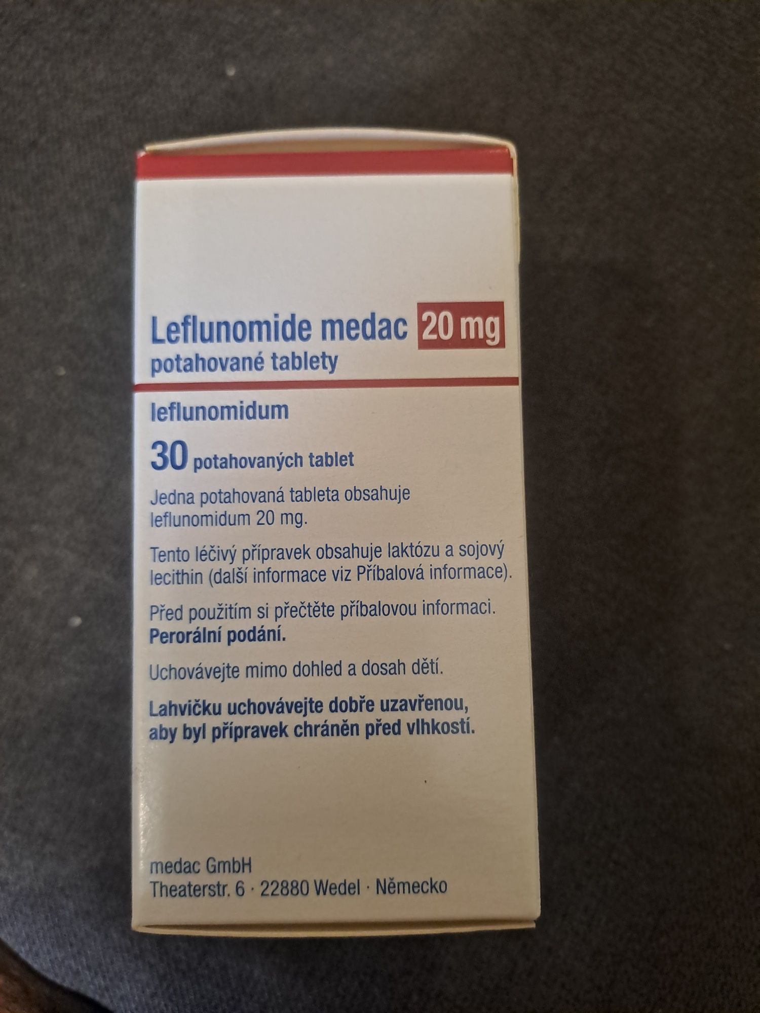 Лефлуномид медак 20 мг. 30 таблеток.