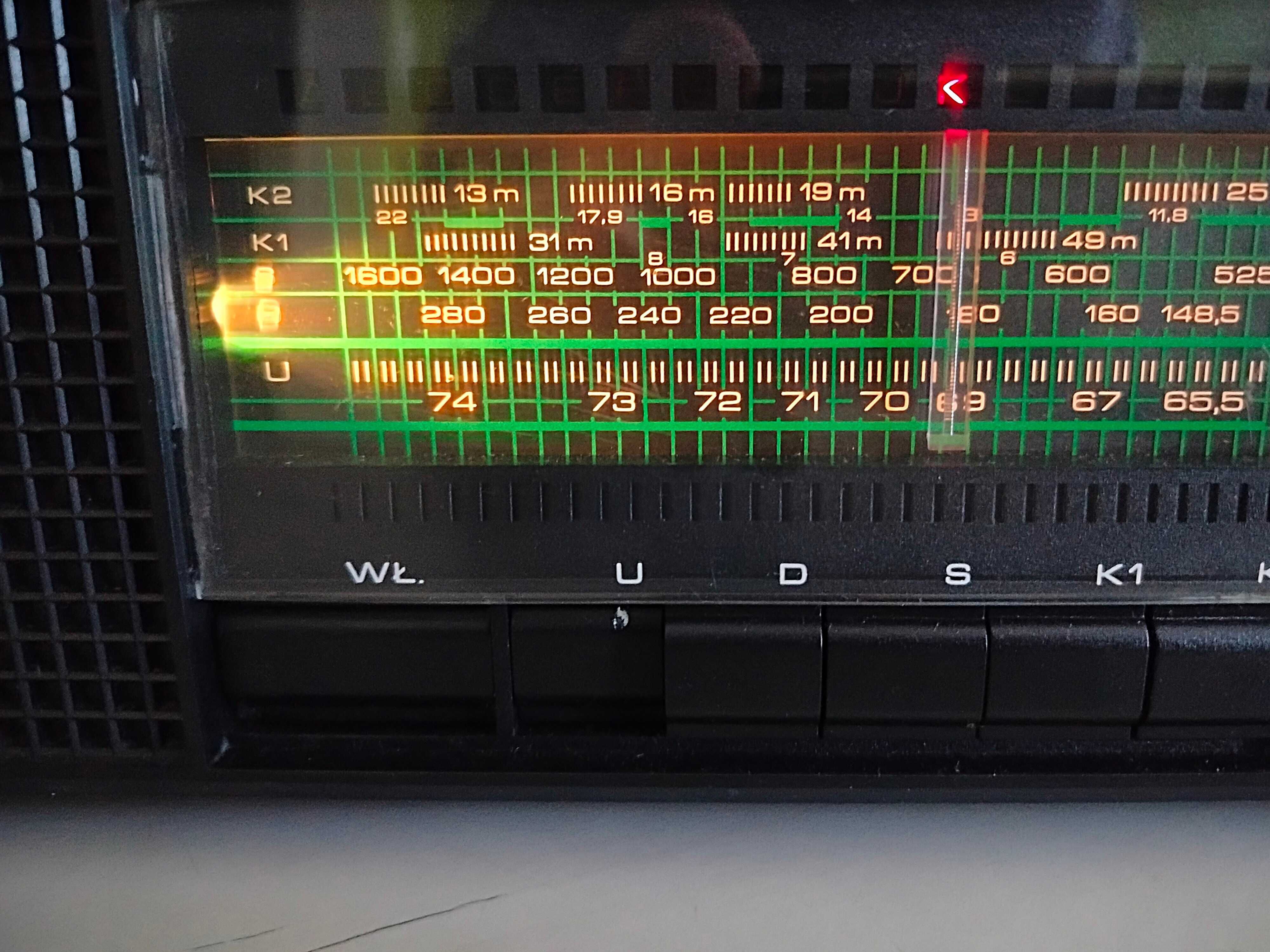 radio unitra Sudety R 208 przestrojony 88-108 MHz