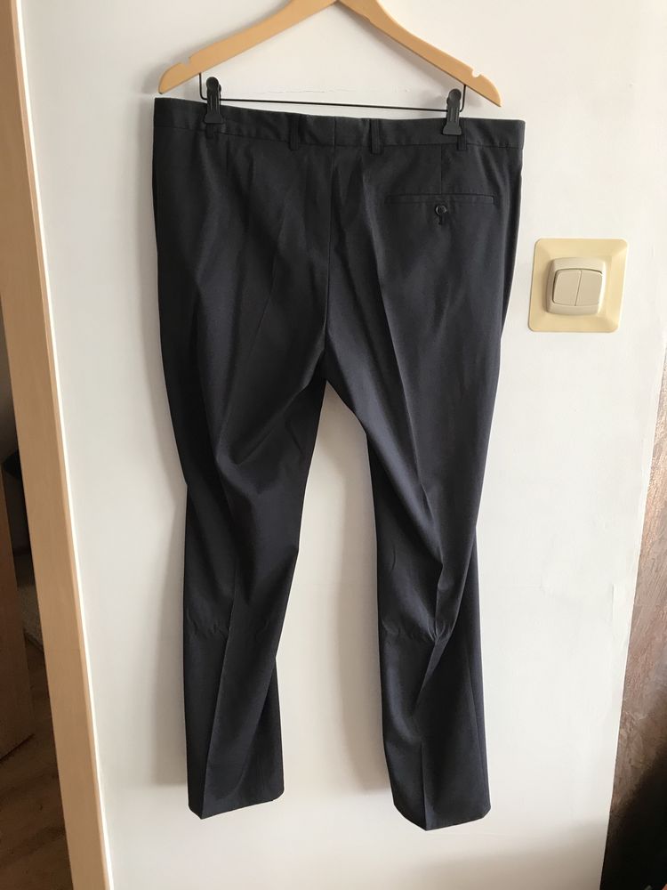 Garnitur marynarka spodnie garniturowe granatowy XL C&A 54