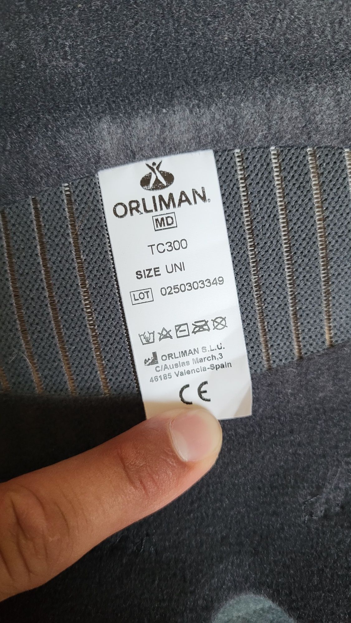 Colete ortopédico dorso lombar ortotese