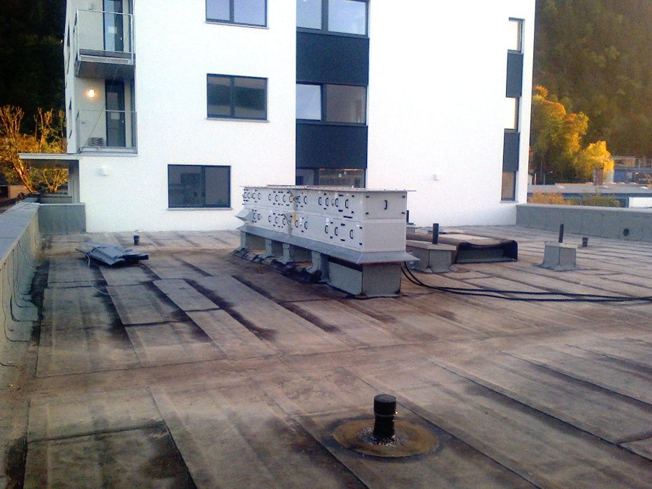 PVC-EPDM,DACHY PAPA termozgrzewalna, Tarasy  wentylowane DachówTPI-TPO