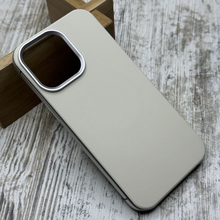 Чохол Dulero Metal Leather MagSafe на iPhone 15 Pro Max/ 16 Pro Чохол