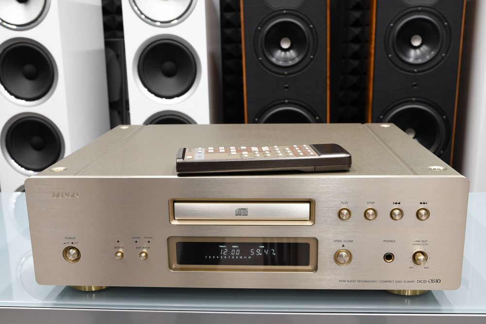 Złoty odtwarzacz płyt audio CD Denon DCD-S10 + pilot w świetnym stanie
