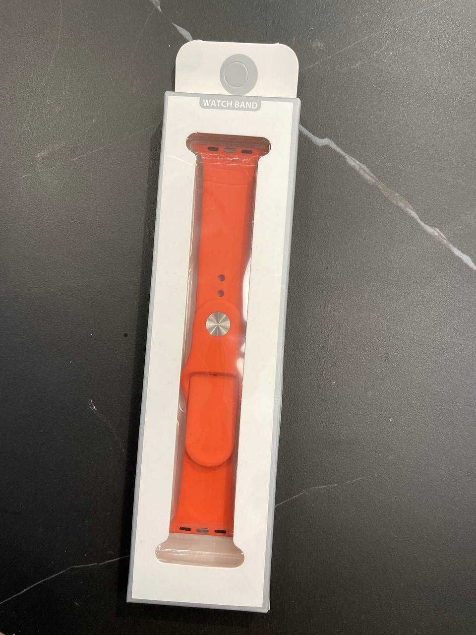 Красный ремешок Apple Watch  38