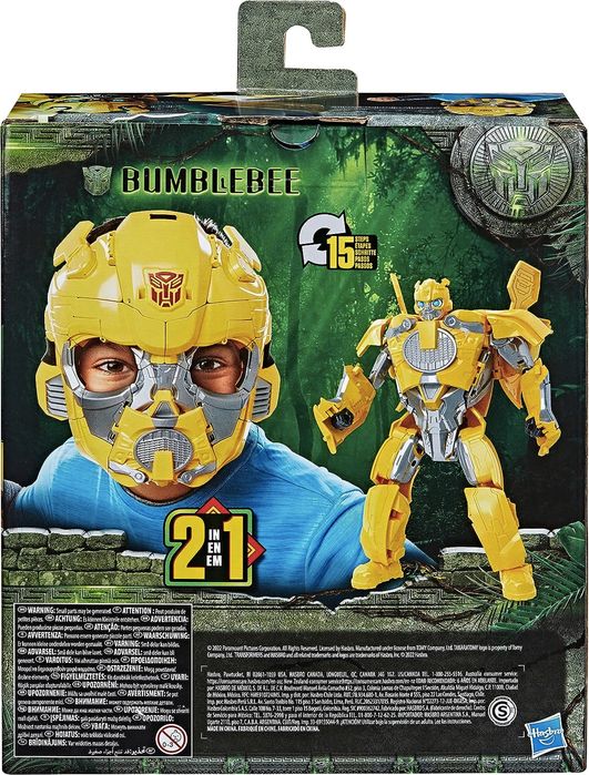 Transformers Bumblebee маска і трансформер робот Бамблбі