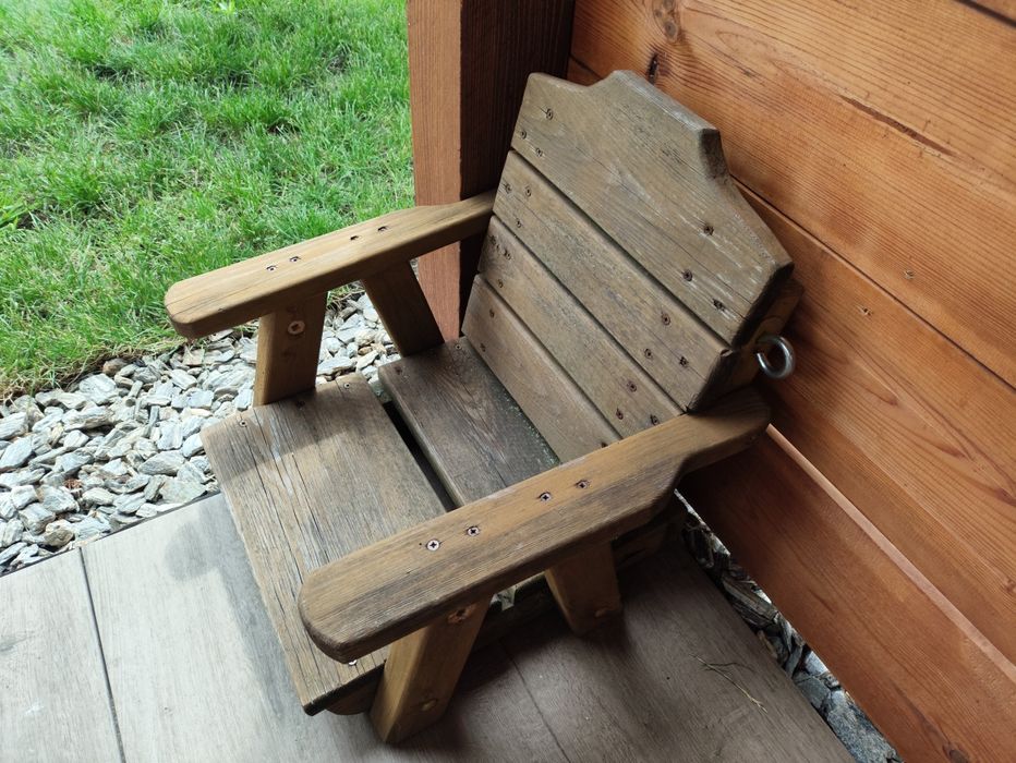 Siedzisko drewniane do huśtawki , siedzisko, huśtawka, bujaczka