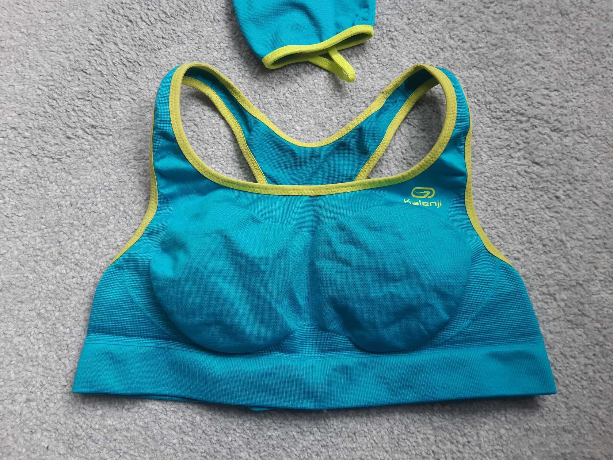 Niebieski Stanik sportowy S/M